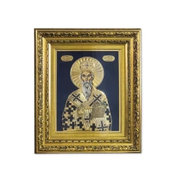 Ikona u ramu Sv. Vasilije Ostroš?i, 425x500x45 mm