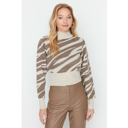 Ženski džemper Trendyol Zebra Patterned