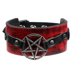 Zapestnica Pentagram - rdeča - LSF1 57