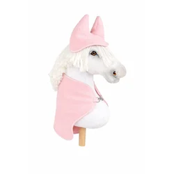 BB Komplet Hobby Horse A3: flis preproga + glušniki - pudrasto roza