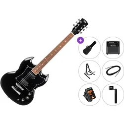 PSD Guitars DCT-100 Premium SET Black Električna kitara