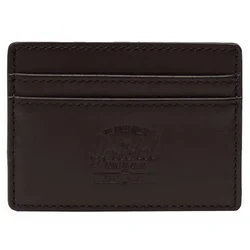 Herschel Denarnice črna Charlie Leather Rfid