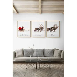 Uokvirena slika Wallity Nwyearmdl16, 33x48 cm, 3 dijela