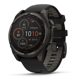 GARMIN Fenix 8 47, Sap, SOLAR, Black (010-02906-11)
