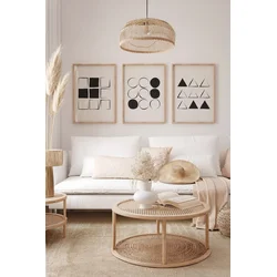 Wallity slika 3Dartsoho34, 3 dijela, 33 x 48 cm