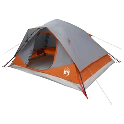 Instant šator s krovom Siva i narančasta 305 x 215 x 140 cm