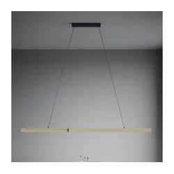 Eglo 390369 - LED prigušiva luster na sajli MONTEBUONO LED/21W/230V 3000K braon