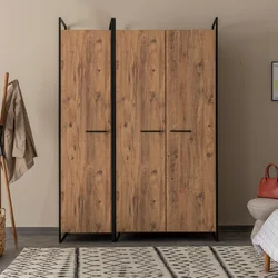 Hanah home Ormar Dynamic Takim 104x225x52cm Bež