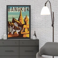 Wallity Uramljena slika Bangkok, 35x45 cm