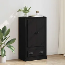 Highboard Crni hrast 60 x 35,5 x 103,5 cm Konstruirano drvo