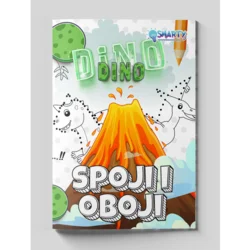 Bojanka 12 listova - spoji i oboji Dino