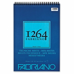 Blok Mixed Media spirala gore A3 30L 300g(textured) Fabriano