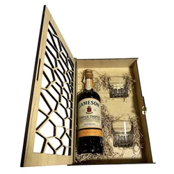 Jameson Triple Triple Gift Box 2 čaše - model saće