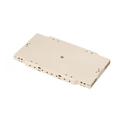 Fiber optic cassette for 24 splices, holder for heat shrink sleeves SP-O45, gray