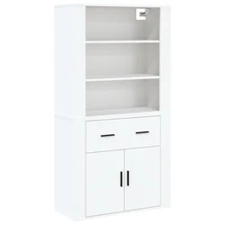 Vidaxl Visoka omara inženirski les