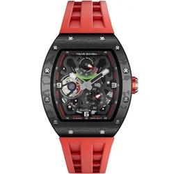 Tsar Bomba TB8212CF-02 Mens Watch Elementar Carbon Fiber Automatic 50mm 5ATM