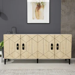 Hanah Home Konzola Cross KB150, 150x75x35 cm, Hrast-bela