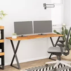 Ploča za radni stol 140x50x2,5 cm pravokutna od drva bagrema