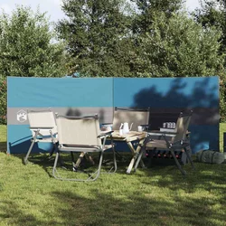 Vjetrobran za kampiranje plavo 344x120 cm vodootporni