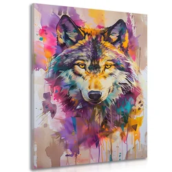 Slika volk v imitaciji umetniške slike - 60x90