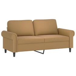 Dvosjed smeđi 140 cm baršunasti