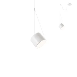 Redo 01-1823 - Luster na sajli DODO 1xE27/15W/230V u obliku pauka, bela