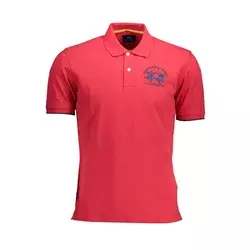 LA MARTINA Muška polo majica CCMP01-PK001_ROSSO_06008, Crvena
