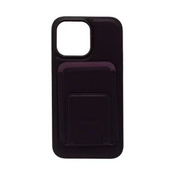 Maska za telefon LEATHER MAGSAFE WALLET za Iphone 14 Pro Max, Ljubičasta