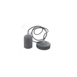 RUSTIK 120 VISILICA BETON 1*E27 SIVA