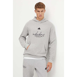 Adidas Muški duks sa kapuljačom bl ft hd, Svetlosivi
