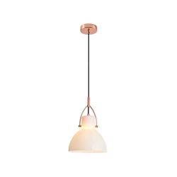 Klausen 111029 - Luster na sajli RACK 1xE27/11W/230V bela/medena