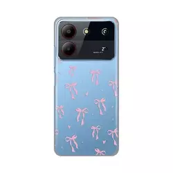 Torbica Silikonska Print Skin za ZTE Blade A54 Cute Bow