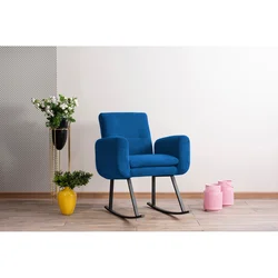 Atelier del Sofa Fotelja za ljuljanje Kono Plava
