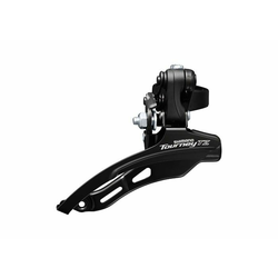 MENJAČ PREDNJI SHIMANO TOURNEY FD-TZ500-DS6 3(FRICTION)X6/7 SA ŠELNOM 28.6mm 42T TOP DOWN-SWING DOWN-PULL