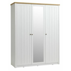 Ormar MARKSKEL 162x210 bela/hrast