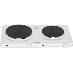 Severin DK 1042 - dvojna kuhalna plošča 2500 W/230 V, bela