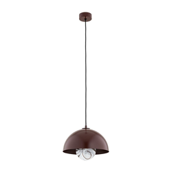 Argon 8444 - Visilica na sajli PIAVA 1xE14/7W/230V alabaster braon