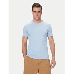 BOSS Majica 50517970 Modra Slim Fit