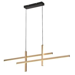 Rabalux Visilica Severine, LED, 40W, 3000K, 117cm, Zlatno-crne boje