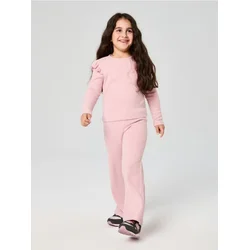 Sinsay - Komplet: bluza i pantalone - prljavo roze