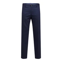 SELECTED HOMME Hlače na rob, modra