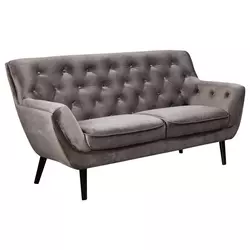 CHESTERFIELD SOFA tekstil siva