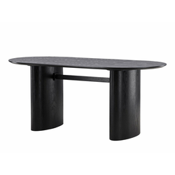 Miza Dallas 3885 (Črna) Črna, 75x90x180cm, MDF plošča, MDF plošča
