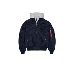 ALPHA INDUSTRIES Prehodna jakna MA-1 D-Tec temno modra