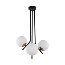 Jupiter 1732 - Luster na štapu TIM 3xE14/40W/230V mesing