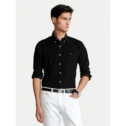 Polo Ralph Lauren Srajca 710853123003 Črna Custom Fit