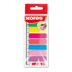 Kores papirni lenjir sa neon obeleživačima 8 boja #7-K45125