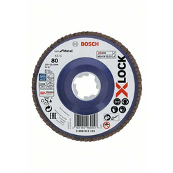 Bosch X-LOCK lamelna ploča O125x80mm X571 za metal 2608619211