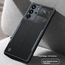 Xundd Maska za mobilni telefon Nubia Red Magic 10 Pro / Nubia Red Magic 10 Pro+, Providno-crna