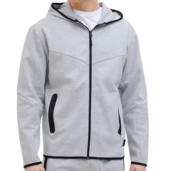 Jack & Jones dukserica Jjcofusion Sweat Zip Hood Noos za muškarce